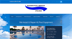 Desktop Screenshot of bannerpoolservice.com